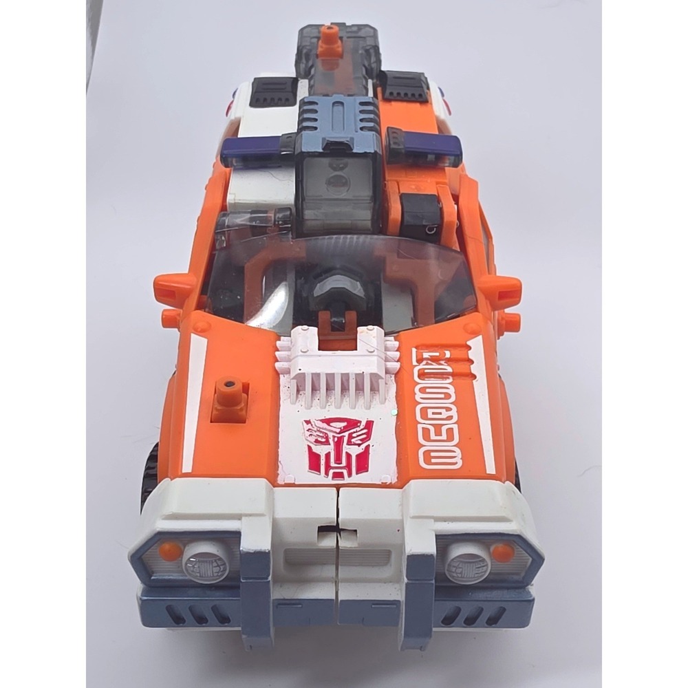 Transformers Action‎ Figure Orange Good Condition Powerlinx Red Alert 2000s Toy